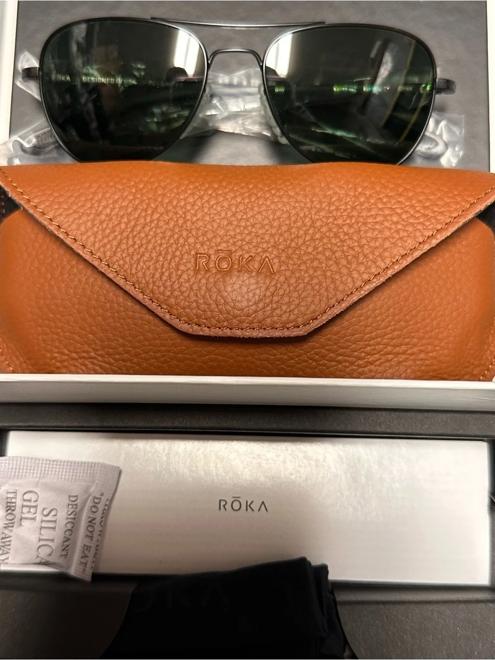 Roka Rio Ti Matte Black Titanium/Dark Carbon Polarized Sunglasses NEW